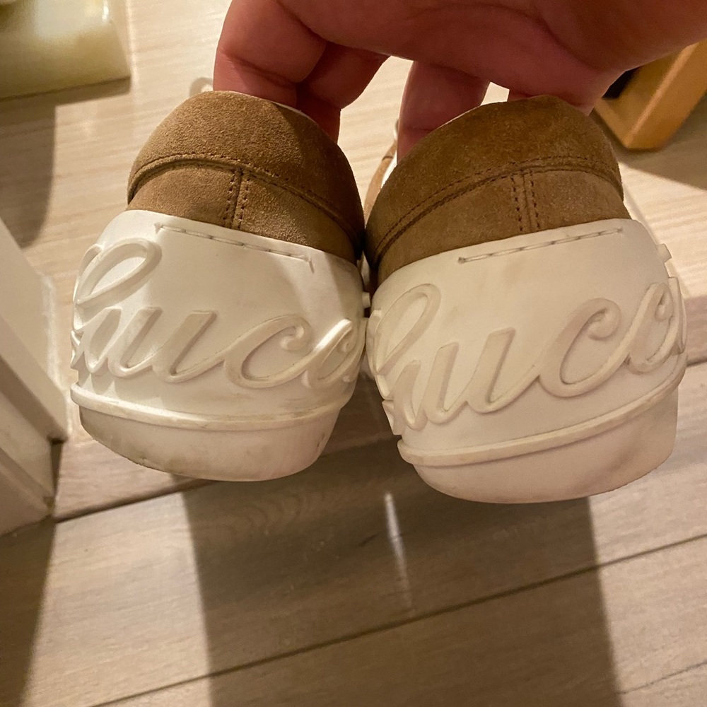 Gucci Low Suede Sneakers - Picture 2 of 9